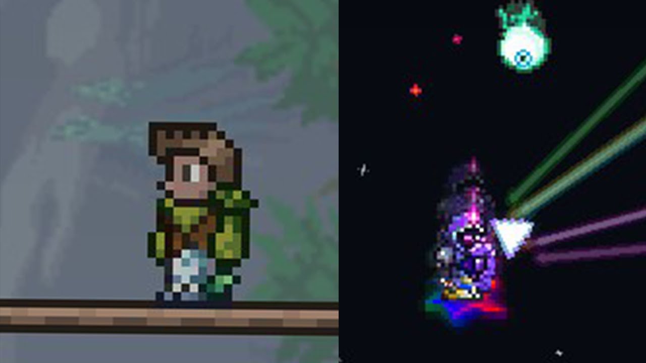 An ENTIRE Terraria MASTERMODE mage playthrough...