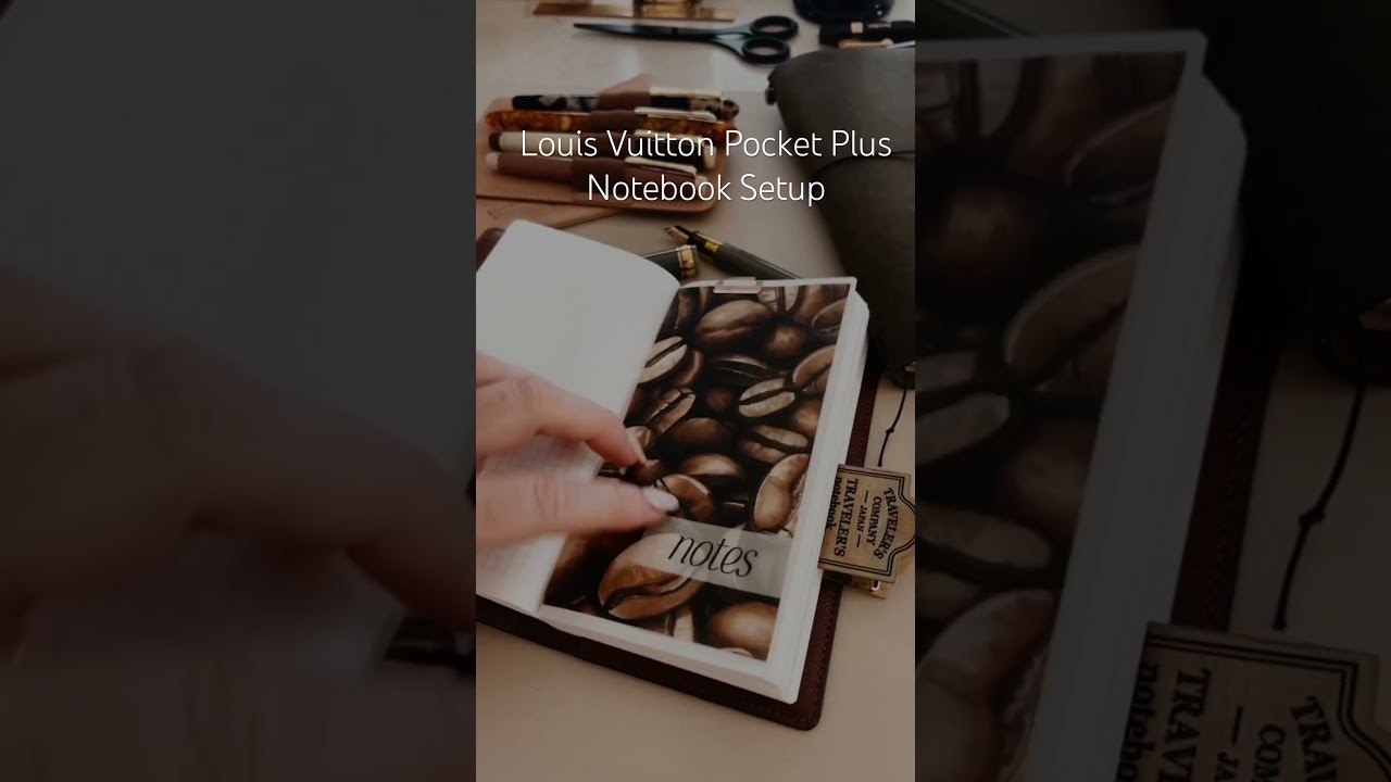 Pocket Plus Notebook Setup | Louis Vuitton Pocket Agenda 