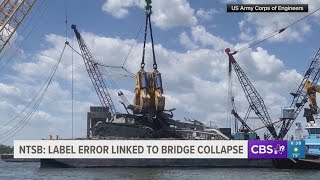 NTSB says label error was linked to collapse of Baltimore bridge collapse