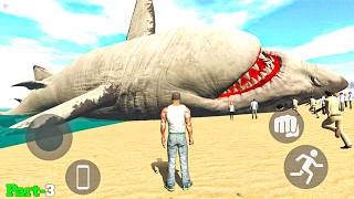 😱 Franklin VS GIANT SHARK! 🦈 City Panic 😨 | Indian Bikes Driving 3D | Ep-3 | Shagun Gamerz