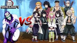 Upper Moon 5 (Gyokko) Vs All Hashira! Demon Slayer Minecraft Battle