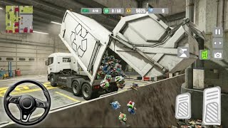 🚛 City Garbage Trash Truck Simulator 3D - Garbage Dumper Trash Truck Driving Game screenshot 3