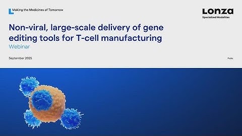 Non viral, large scale delivery of gene editing tools for T cell manufacturing