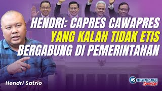 Pasca Putusan MK. Hendri: Capres Cawapres Yang Kalah Tidak Etis Bergabung dengan Pemerintahan