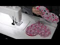 Creating With Martelli: Quilted Heart Pot Holder