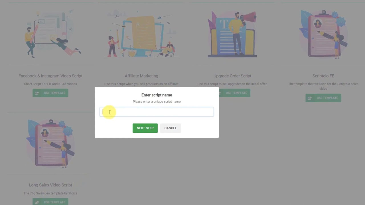 Scriptelo Demo - Create a High Converting Video Script in 60 Seconds