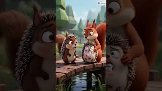 The Brave Little Squirrel and the Golden Acorn