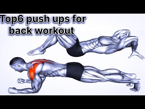 Best Pushup Routine For A Ripped Back 6 Push-Up Variations That Strengthen Your Back - YouTube