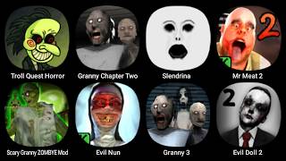 Troll Quest Horror 💥 Granny 2 ✨ Slendrina 💥 Mr Meat 2 🌟 Scary Granny Zombie 💥 Evil Nun screenshot 2