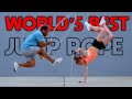 Worlds best jump roping couple slow motion