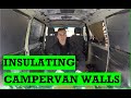 CAMPERVAN WALL INSULATION - VW T4 SELF BUILD