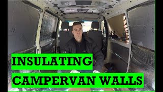 CAMPERVAN WALL INSULATION - VW T4 SELF BUILD
