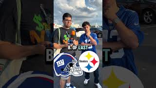 New York Giants and Pittsburgh