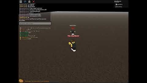 The murderer script showcase.