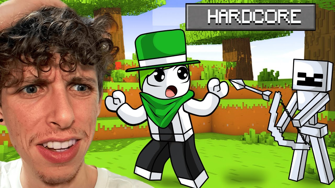 So I Tried Minecraft Hardcore for the First Time... (ends badly)