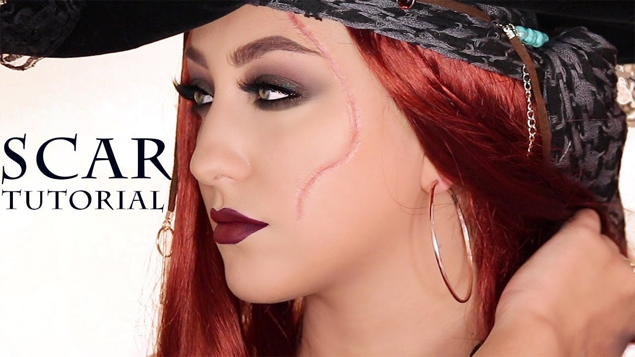 Tutorial: Easy, Fast Scar SFX Makeup For Cosplay 