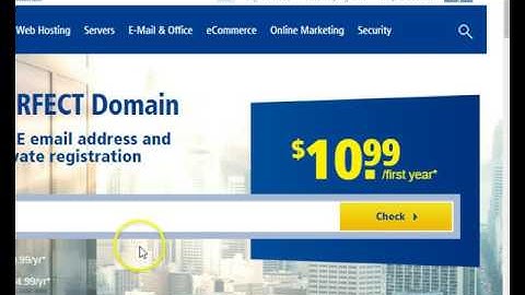 CPT 162 registering domain with 1and1