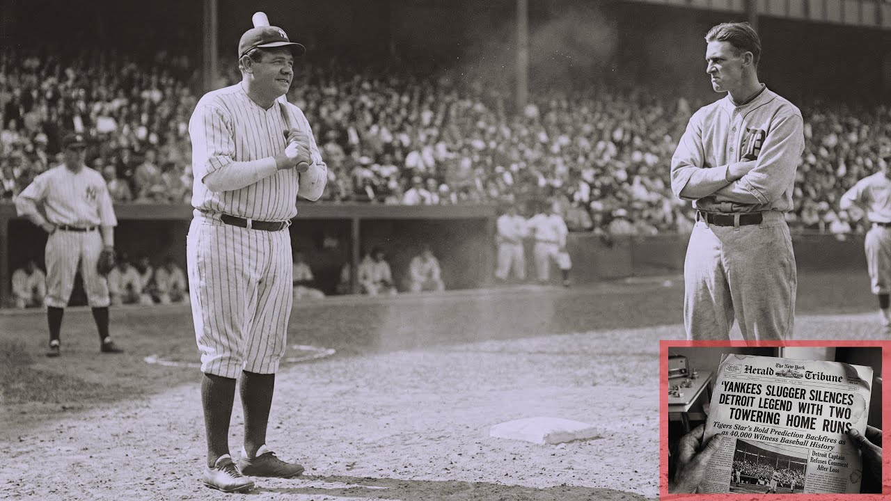 Babe Ruth Was At Stadium When Ty Cobb Said 'You'll Never Match My Records' — 3 Swings Later...