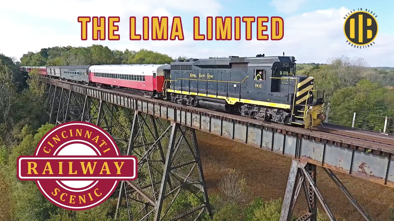 bnsf 5729 Classic EMD Power on the Lima Limited - NKP GP30 and C&O GP7