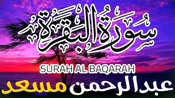  سورة البقرة كاملة - عبدالرحمن مسعد 