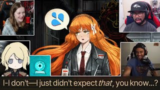 youtubers react to ishmael's instant regret when opening the door (limbus company)