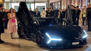 Monaco Rich Ladies Supercars Arrivals & Billionaire Luxury Nightlife