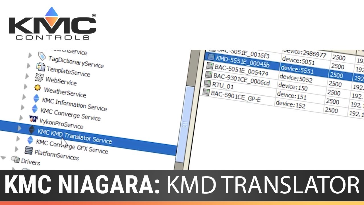 KMC Niagara: KMD Translator - YouTube