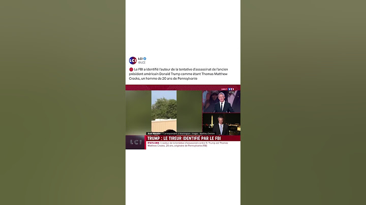 Trump victime d'une tentative d'assassinat : le tireur abattu a été identifié par le FBI