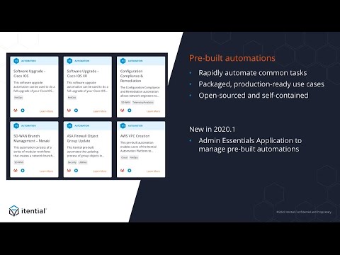 [Itential 2020.1] Install & Share Pre-Built Workflows