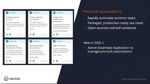 [Itential 2020.1] Install & Share Pre-Built Workflows