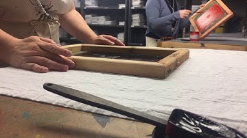 What is screen printing? | Green Bee Tea Towels