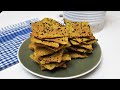 QLÜTENSİZ KREKER. Asan, qənaətcil resept! VEGAN və SAĞLAM,  Arığlama! How to make Vegan Crackers