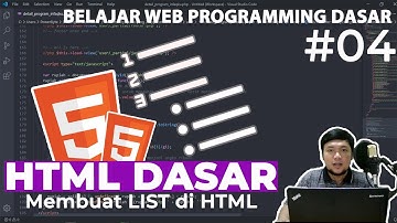 Tutorial HTML Dasar - List pada HTML