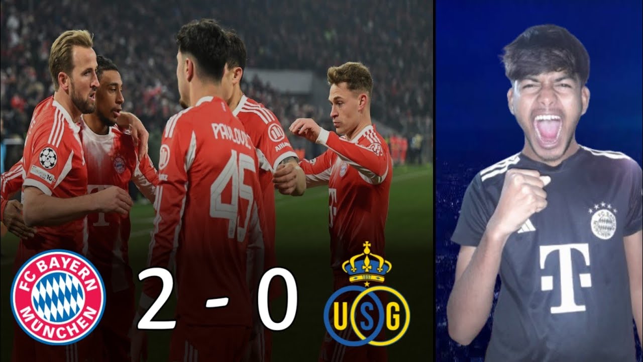 Fc Bayern Munich Vs Union Saint-Gilloise | Match Highlight | Uefa Champions League 