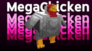 I added SUPER SIZED chickens to my Minecraft world and they're so big you won't believe it!