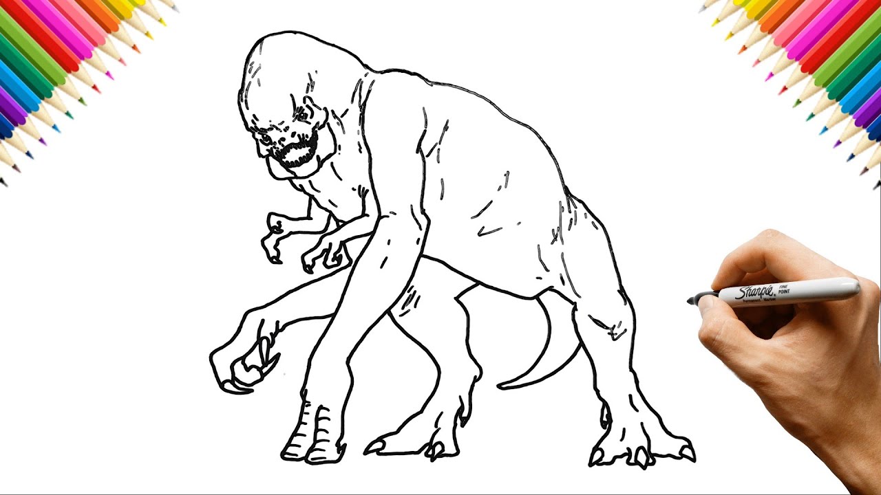 How to Draw Distortus Rex | Jurassic World: Rebirth