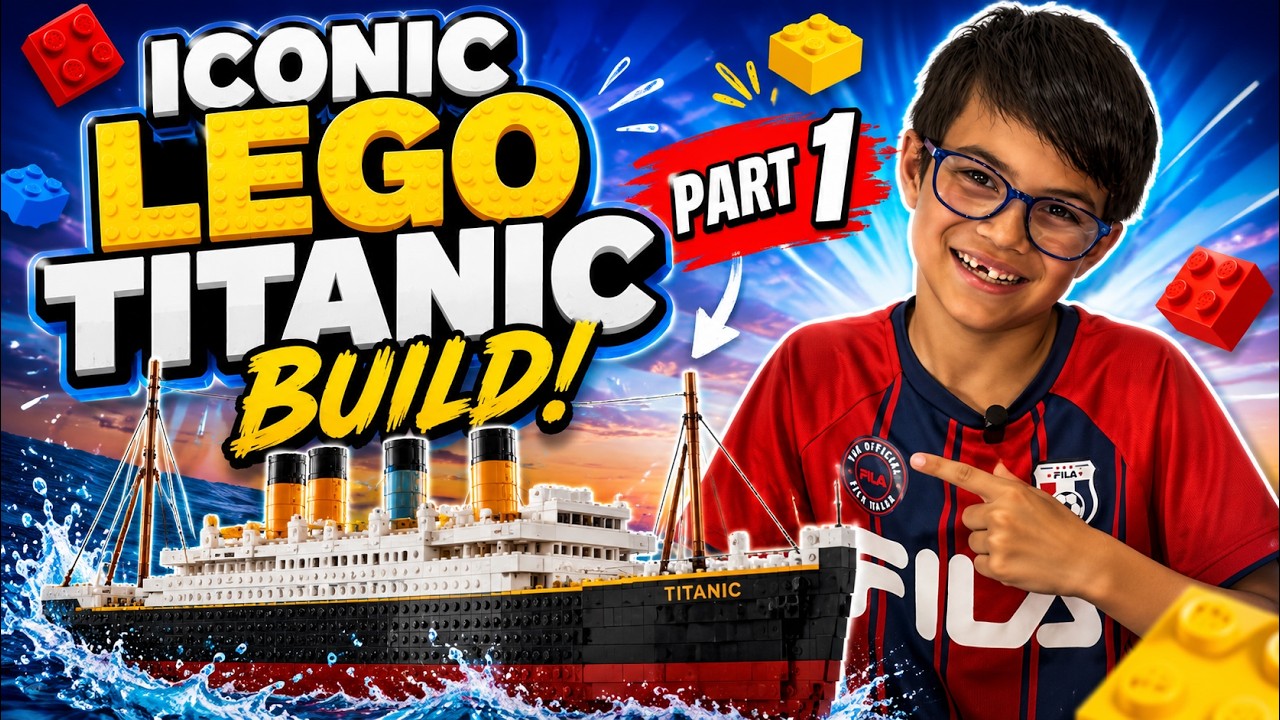 ICONIC LEGO Titanic build! episode 1 - YouTube