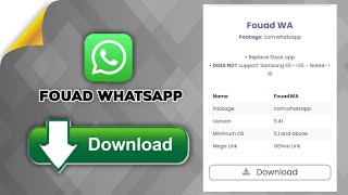 Bahas Tuntas 3 Cara Download Fouad Whatsapp Versi Terbaru  100  Word