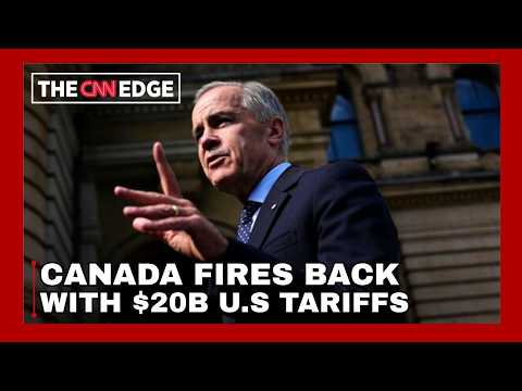 Canada Hits $20 Billion Of US Goods With New Tariffs As Trump Trade War Escalates | N18G