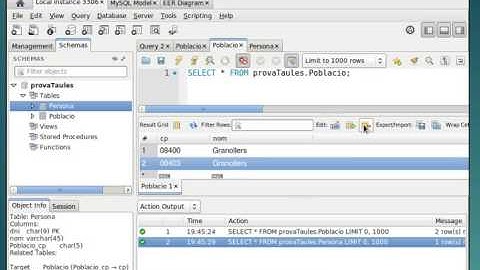 Database - foreign key option: SET NULL
