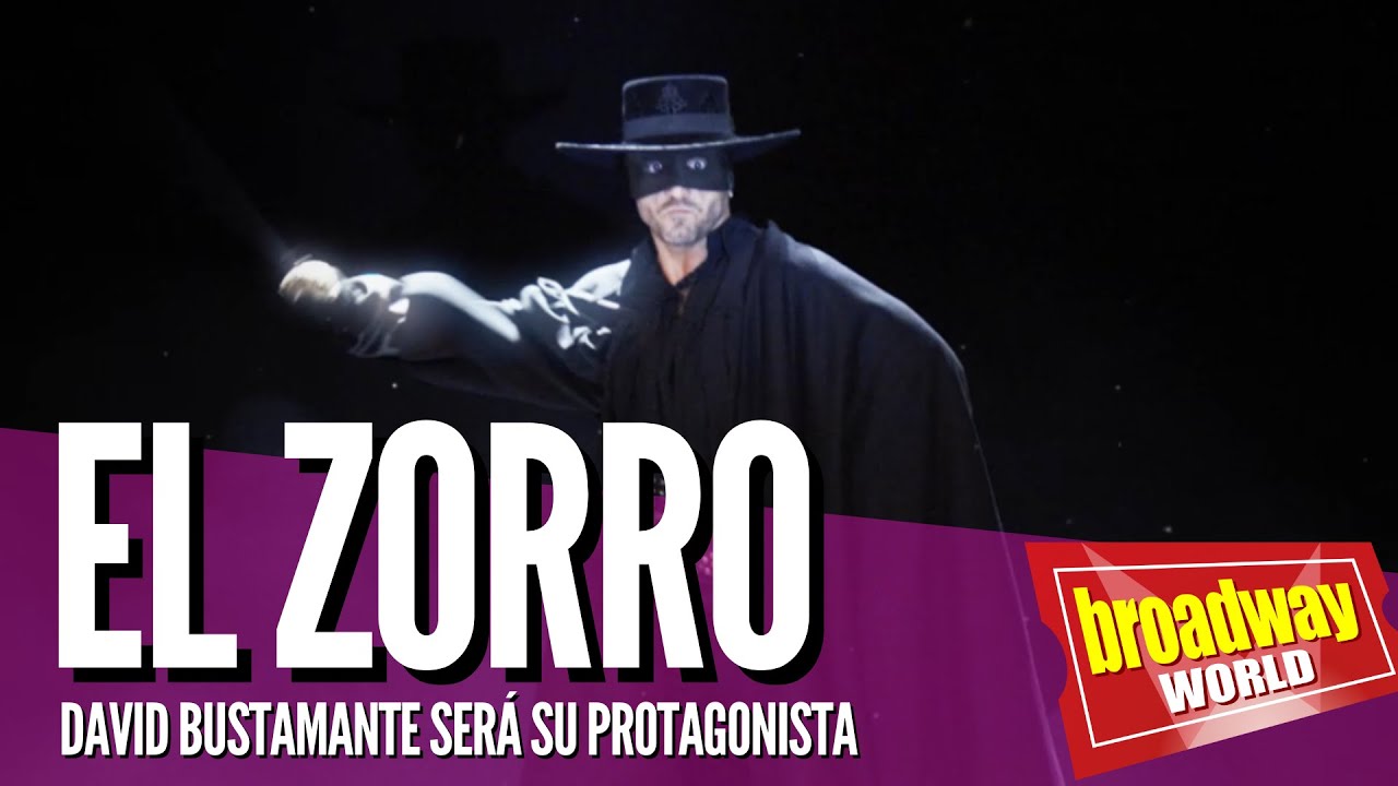 David Bustamante será El Zorro | Anuncio oficial de EL ZORRO EL MUSICAL en España