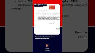 Resmi Gazete'de yayınlanan karar ile birlikte 5 ilin valisi değişti