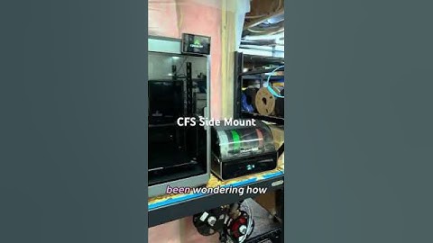 Creality K2 Plus CFS Side Mount #3dprintlife #3dprintable #crealityk2plus #k2plus