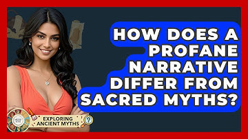 How Does A Profane Narrative Differ From Sacred Myths? - Exploring Ancient Myths