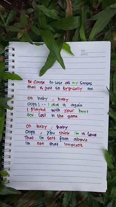 Oops!! I Did It Again by Britney Spears lyrics#lyrics #shortsviral #feedshorts #music #song #90s