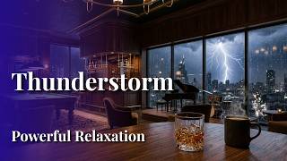 ⛈️ Thunderstorm Session at The Corner Pocket Lounge | Jazz for Relaxation, Focus & Rainy Nights screenshot 3