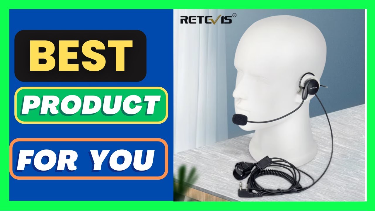 Retevis EHK002 H777 Walkie Talkie Earpiece 2Pin