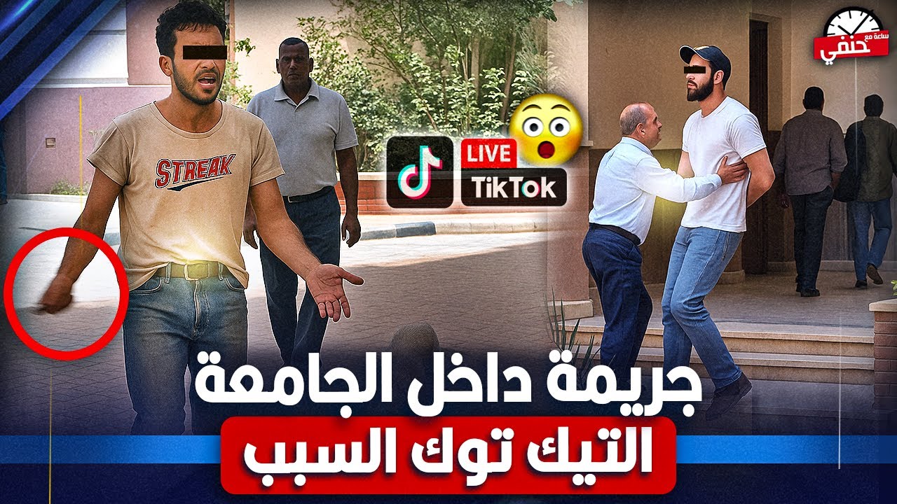 جــ ـريــ ـمـ ــه داخل جامعة سوهاج شاب يــ ـقـ ــتـ ــل زميله بسبب بث مباشر على التيك توك