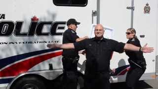 Delta Police Traffic Sergeant accepts ALS Ice Bucket Challenge