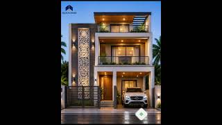 Amazing 3D house exterior design with realistic architectural rendering.